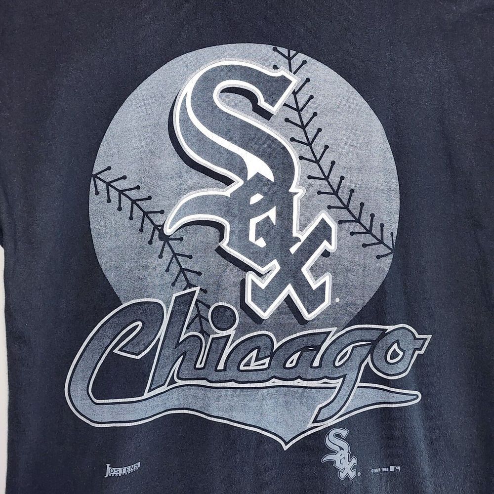 Vintage Jostens Sportswear MLB 1993 Chicago WHITE SOX Short Sleeve Top Men's L - Picture 5 of 13